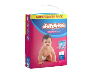 Supermom Baby Diaper Large 40Pcs